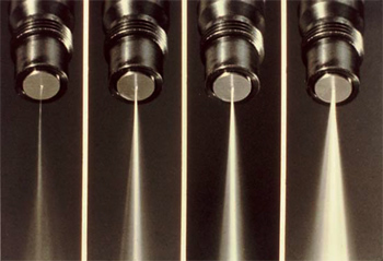 IDI Injector Spray Pattern